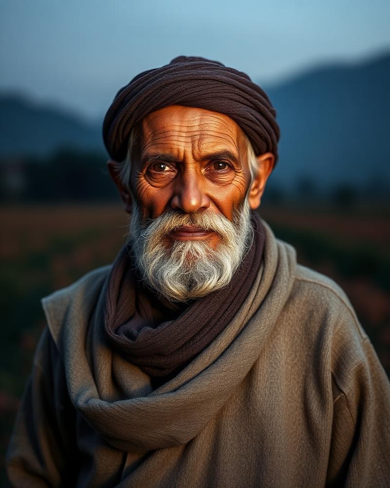 Ghulam Nabi Bhat, Saffron grower in Pampore